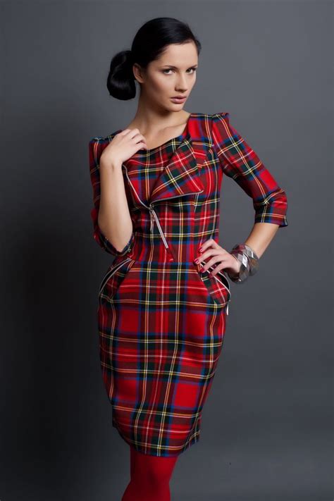 tartan outfit women.